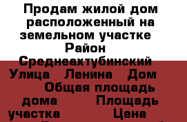 Продам жилой дом расположенный на земельном участке › Район ­ Среднеахтубинский › Улица ­ Ленина › Дом ­ 50 › Общая площадь дома ­ 26 › Площадь участка ­ 1 500 › Цена ­ 450 000 - Волгоградская обл., Среднеахтубинский р-н, Рахинка п. Недвижимость » Дома, коттеджи, дачи продажа   . Волгоградская обл.